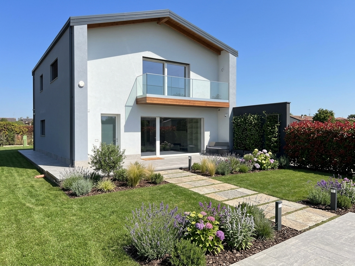 Casa Passivhaus realizzata a Galliate