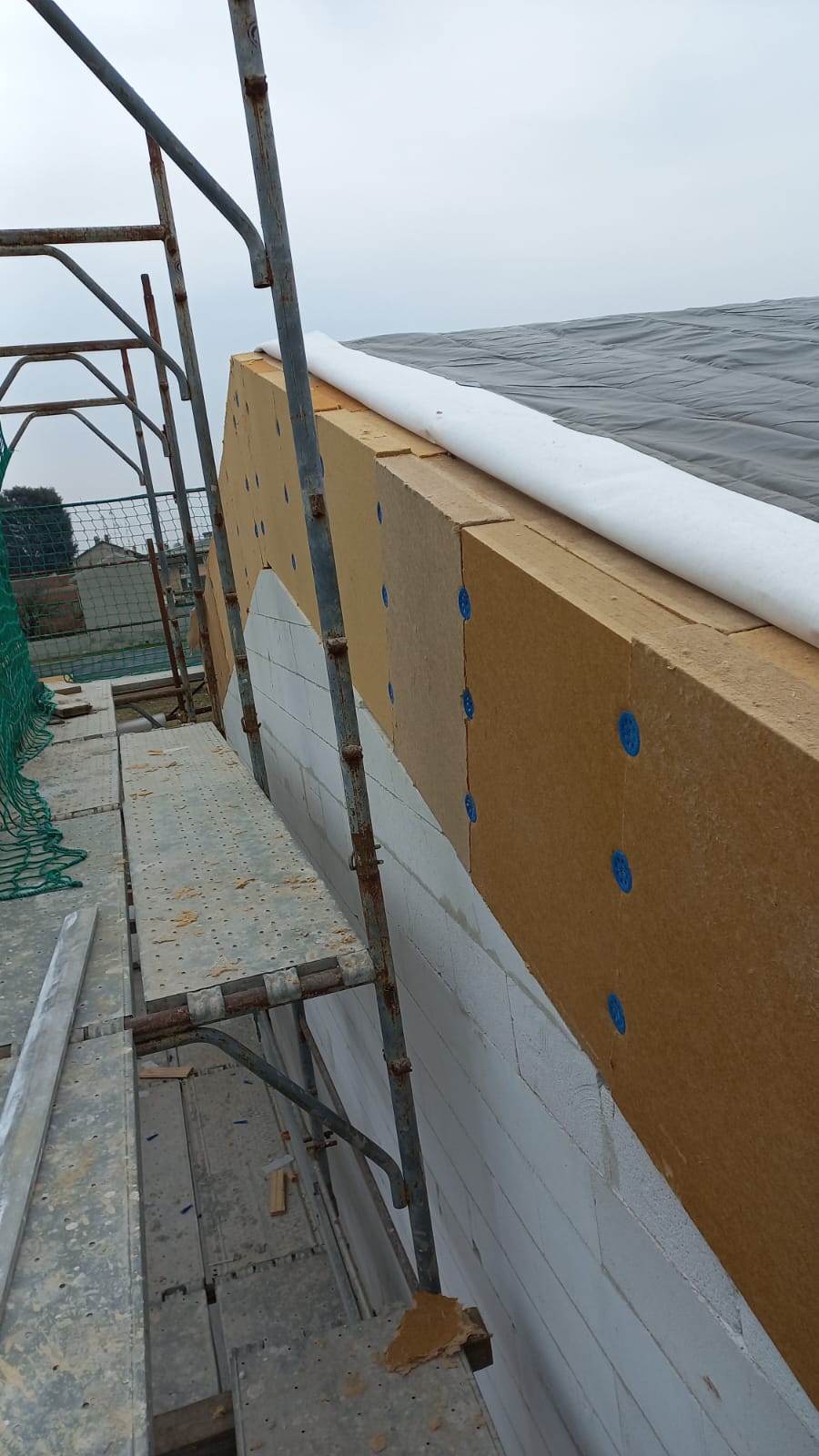 Cappotto termico in fibra di legno